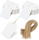 100pcs Gift Tags With String Attached  1 7 X 2 8 Inch Kraft Paper Hang Tags F   