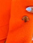 Vtg Ralph Lauren Purple Label Jacket Cashmere Wool Orange Coat Made In Usa   3k