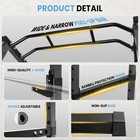 1200lbs Multi-function Power Rack Squat Cage 1 5 x1 5   Adjustable For Home Gym