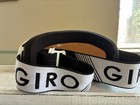 Giro White Ski Goggles Tinted Black Lens Adjustable Strap Snowboarding