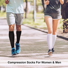 3 Pairs Open Toe Compression Socks For Men Women Toeless Compression Socks
