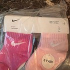New Nike Logo Socks Infant Baby Girl Size 12-24 Months 6 Pack Lightweight