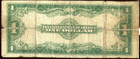 1923  1 One Dollar Silver Certificate  Horse Blanket Large Note