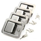 5 5  4 25  4 Trailer Paddle Door Latch Handle Rv Truck Tool Box Lock Steel keys