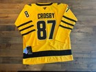 Sidney Crosby Pittsburgh Penguins Nhl Fanatics Jersey Yellow Size L 52 Men   s