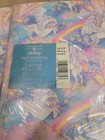 Vtg 80s Unicorn Rainbow Gift Wrap Pegasus Fantasy American Greetings Retro Paper