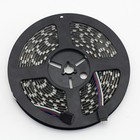 5pcs X Rgb 5m 5050 Smd 300 Led Strip Lights Non-waterproof Black Pcb