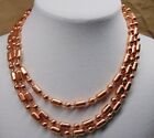 Pure 100  Copper Ball   Bar   13 Chain 6 3mm Bead   Various Lengths   Connectors