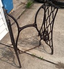 1881 Cast Iron Singer Treadle Sewing Machine Base For Table Base Free Shipping