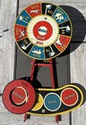 Vintage Marx Tin Litho Toy Swinging Double Bullseye Animal Target Game Carnival