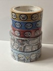 Thecoffeemonsterzco Tcmc Washi Set Artsy Desk Happy Birthday 2 0   3 Emoti Heads