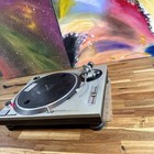 Technics Turntable Sl 1200 Mk2 Silver Dj Vinyl Record Lp Player Direct Drive