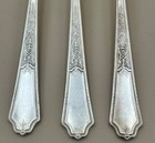 3 Vintage 1847 Rogers Bros Silverplate Ancestral Pattern Dinner Forks