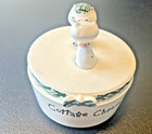 Vintage Holt Howard Cozy Kitten 1958 Cottage Cheese Dish W  Lid Original Sticker