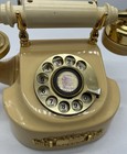 Vintage Rotary Dial Western Electric Telephone French Princess Style Phone Ivory
