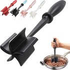 Durable Nylon Meat Masher With 5 Beveled Blades - Non-stick And Dishwasher Safe