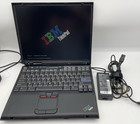              Vintage Ibm Thinkpad T30 14  Laptop Intel Pentium 4 Cpu  40gb Hdd Memory