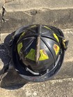 Cairns 1044 Fire Helmet Black With Defender Shield 