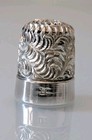 Vintage 925 Sterling Silver Simons Bros Hand Engraved Thimble