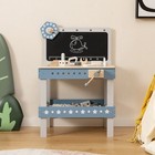 Kids Wooden Play Tool Workbench Workshop Table Pretend Play With Tools Set
