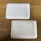  2 vintage San Pellegrino Tip Tray Crippa Milano Italy Water Advertising 80s