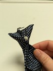 Kid s Blue Geometric Clip-on Tie