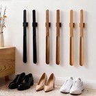 55cm Long Shoe Horn For Seniors -beech Wood  No-bend Design  Magnetic Base Us