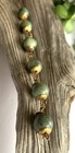 Vintage 11mm Jade Beads 14k Gold Jewelry Findings From Broken Estate Piece 11g