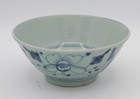  Rare Chinese Ming Dynasty Blue And White Porcelain Bowl W lotus Motif 6 4 