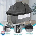 Jiangcha Bassinet Cover For Cats - Bassinet Net Cover For Baby Prevents Entry
