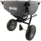 Pull Behind Spreader Tow Fertilizer Seeder Lawn Grass Seed Garden Yard Ice Melt