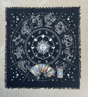 Zodiac Astrology Sun Moon Altar Cloth Tarot Witchcraft Table Cloth Cover