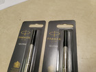 Lot Of 2 Sealed Parker Rollerball Pen Refill Fine Point Black Ink Quink  1952257