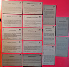 12 Telephone Cards Brazil South America From The Orquideas Series Unused New A23