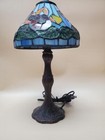 Vintage Tiffany Style Stained Glass Table Accent Lamp 15 In  cp3011539 
