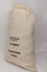 Quarter Coins  Vintage Us Mint Bank Canvas Cloth Money Bag  25 Cent Coins  1 Bag