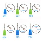 Quality Diamond Carbide Nail Art Electric Rotary File Drill Bits Head Manicure