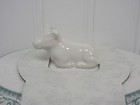 Pioneer Woman Agatha Cow Double Stick Butter Dish Floral Green White Stoneware