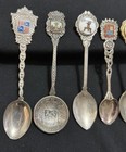7 Spain Souvenir Spoons Menorca Las Palmas Tenerife Benidorm Lanzarote Ibiza