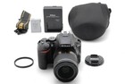 mint  Nikon D5600 Black 24 2 Mp Digital Slr Camera 18-55mm Vr Af-p From Japan