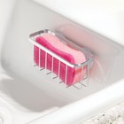 Idesign Gia Stainless Steel Dish Sponge Holder Basket With Set Of 1  Polished