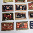 Safety Matches Matchbox Labels - Lot Of 15 Used