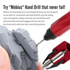 Dspiae At-mhd Mobius Hand Drill Dual-bearing Spin-lock Model Drilling Tools