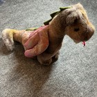 Ty Beanie Buddy Scorch The Ty-dyed Dragon Large 1999 Retired Plush Clean No Tag