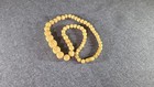 Vintage Ladies Necklace Of Hand Carved Beads