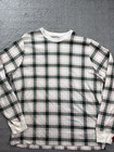 Wondershop Sleepwear Mens Xl Cream Plaid Family Matching Pajama Set