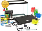 Colorfusion Aquarium 20 Gallon Fish Tank Kit  Includes Led Lighting And Decor