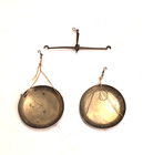 Vintage Apothecary Brass Hand   Balance Travel Scale
