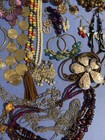Huge Fashion Jewelry Lot Of  100 Vintage To Now Signed unsigned  All Wearable 