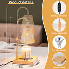 Candle Warmer Lamp  Adjustable Glass Lamp Candle Warmer With Timer Dimmable